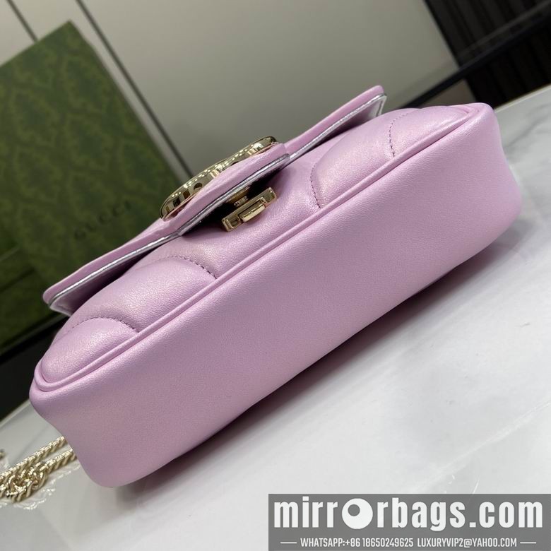 Gucci Bags 476433 10X16.5X4cm YG 3colour