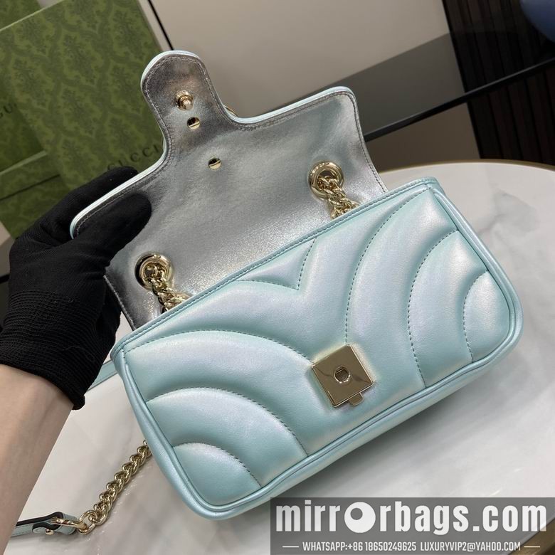 Gucci Bags 446744 14X23X6cm YG 3colour