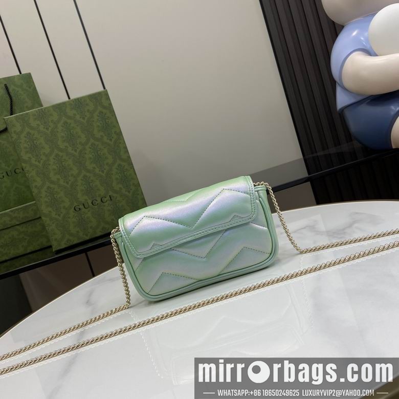 Gucci Bags 476433 10X16.5X4cm YG 3colour