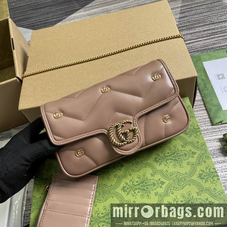 Gucci Bags Marmont 768293 12X21X5cm MP 3colour
