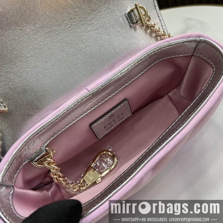 Gucci Bags 476433 10X16.5X4cm YG 3colour