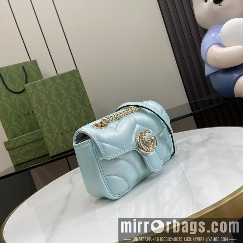 Gucci Bags 446744 14X23X6cm YG 3colour