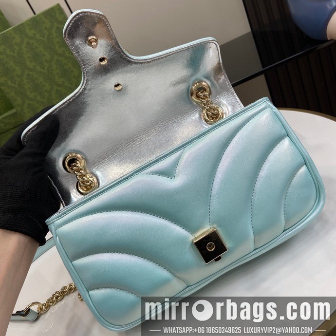 Gucci Bags 443497 15X26X7cm YG 3colour