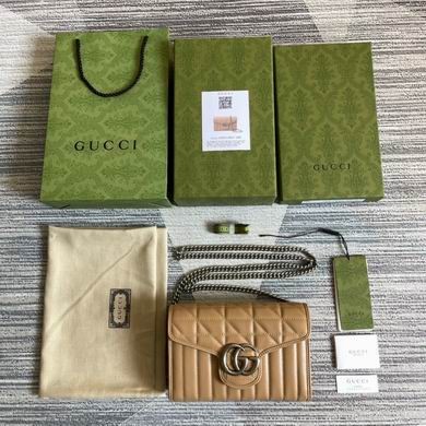 Gucci Bags Marmont 474575 20X13X6cm MP 4colour