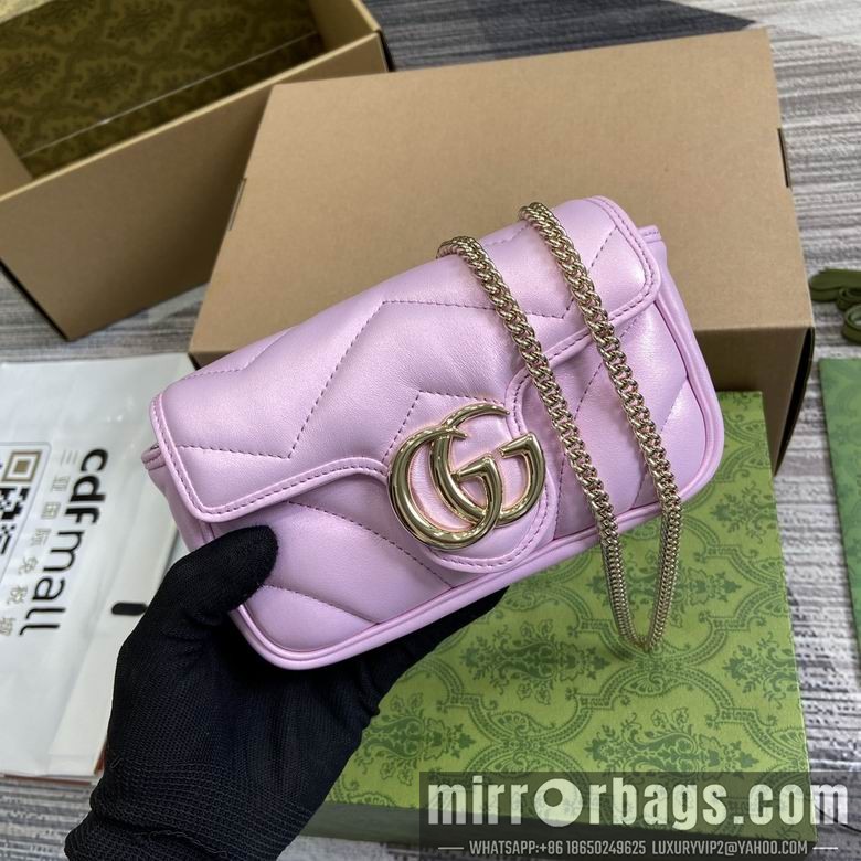 Gucci Bags 476433 10X16.5X4.5cm MP 3colour