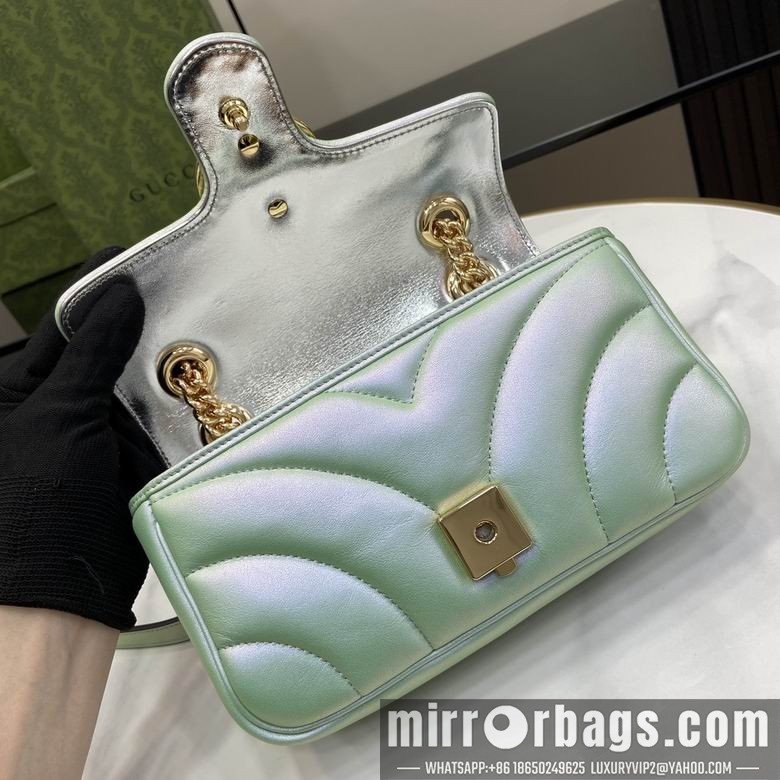 Gucci Bags 446744 14X23X6cm YG 3colour