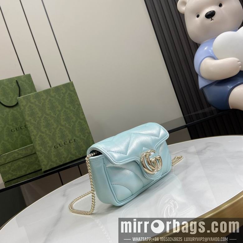 Gucci Bags 476433 10X16.5X4cm YG 3colour