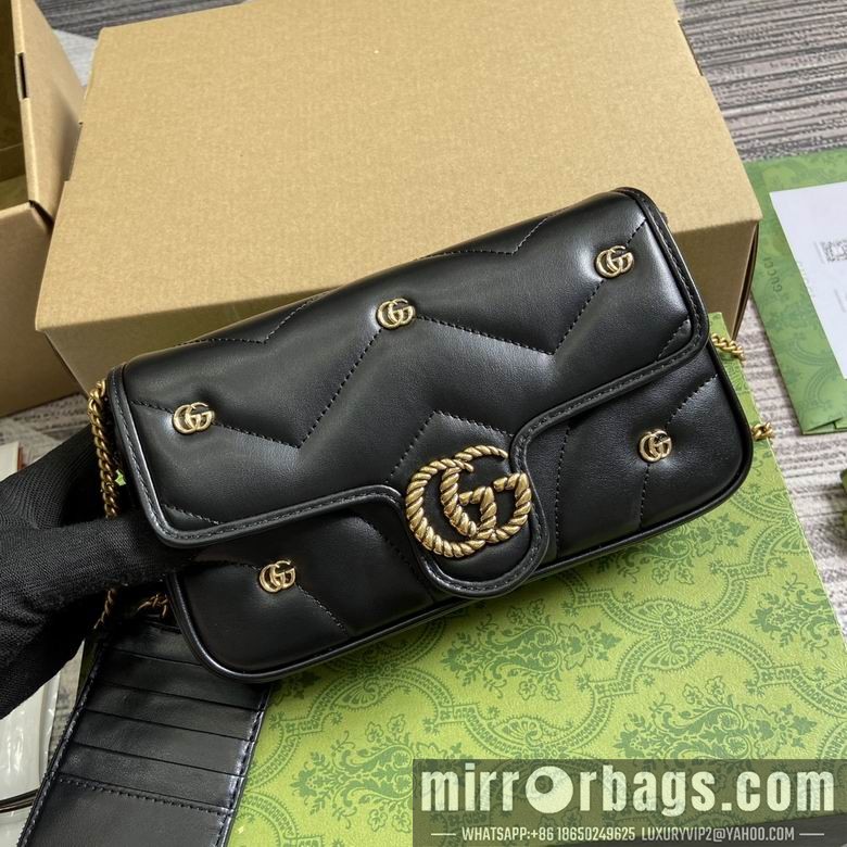 Gucci Bags Marmont 768293 12X21X5cm MP 3colour