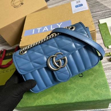 Gucci Bags Marmont 446744 23X13X6cm MP 2colour