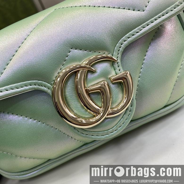 Gucci Bags 476433 10X16.5X4cm YG 3colour