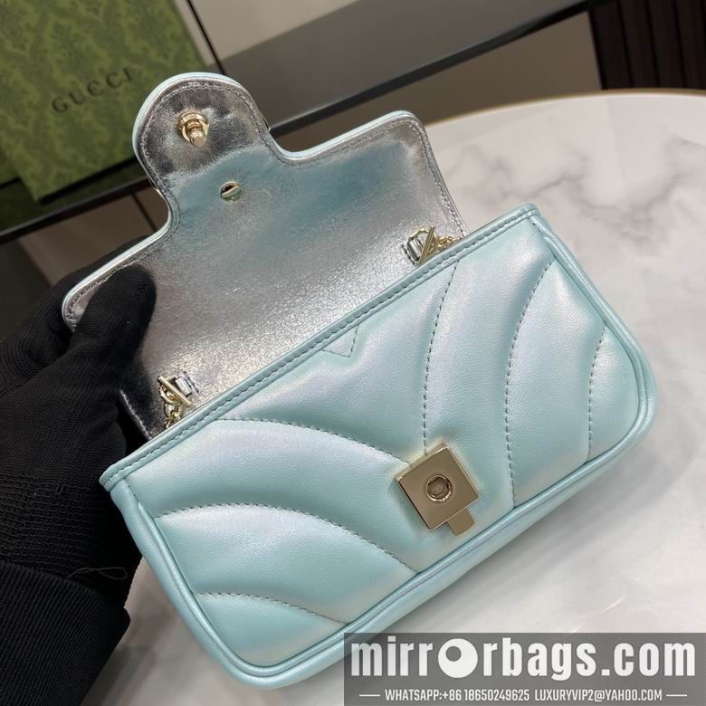 Gucci Bags 476433 10X16.5X4cm YG 3colour