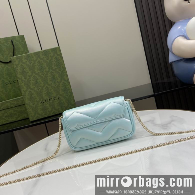 Gucci Bags 476433 10X16.5X4cm YG 3colour