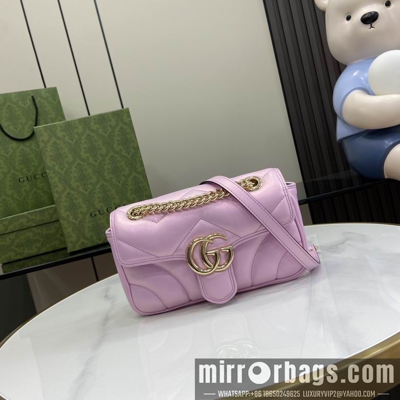 Gucci Bags 446744 14X23X6cm YG 3colour