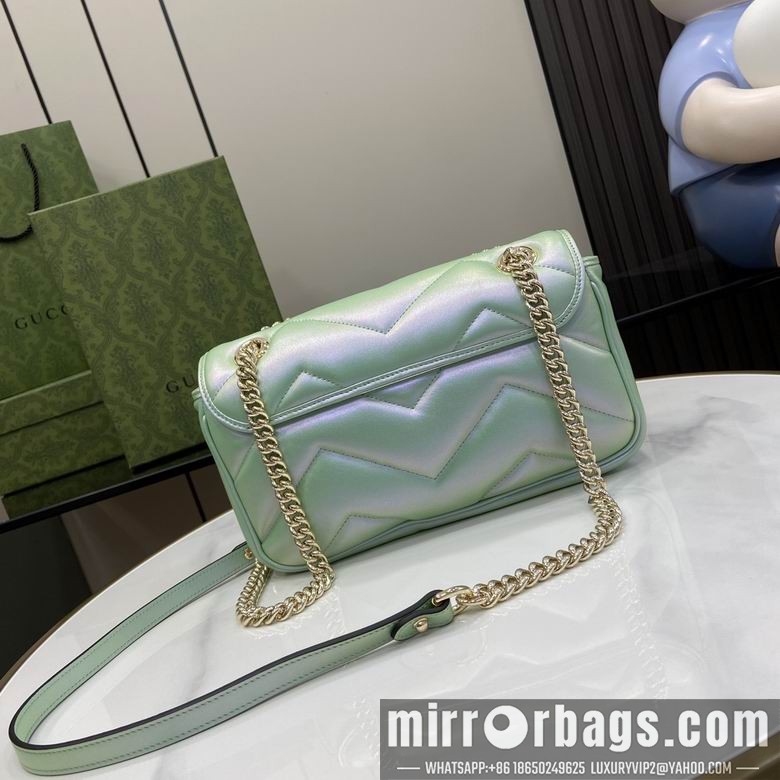 Gucci Bags 443497 15X26X7cm YG 3colour
