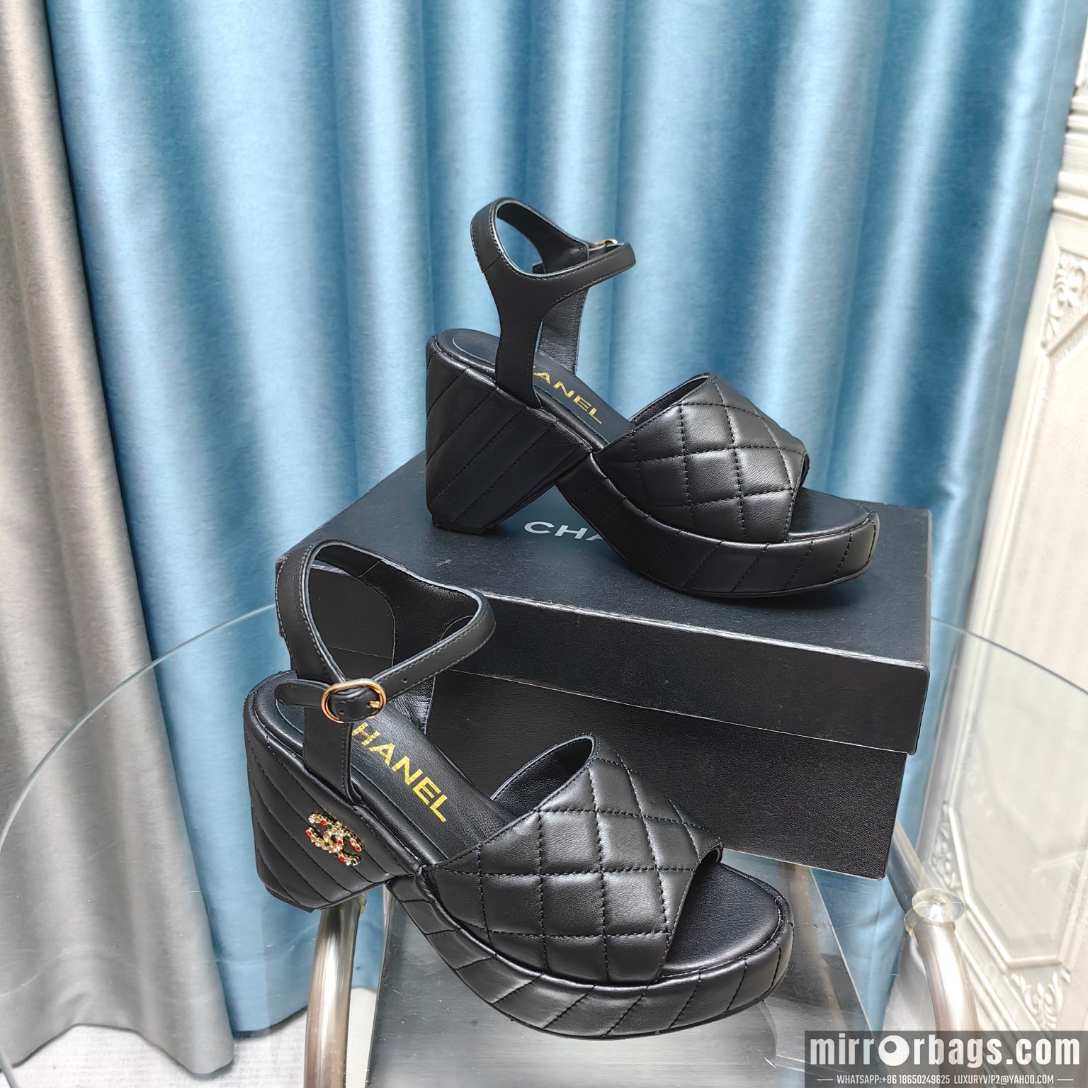 Chanel Shoes sz35-41 8cm h0708