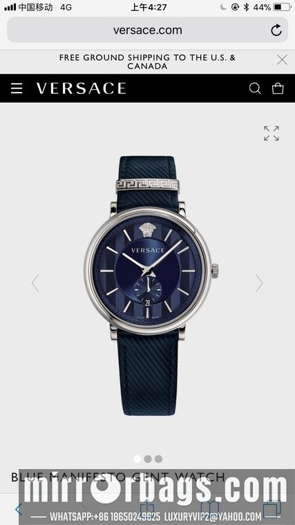 Versace men 42mm M04 Watch